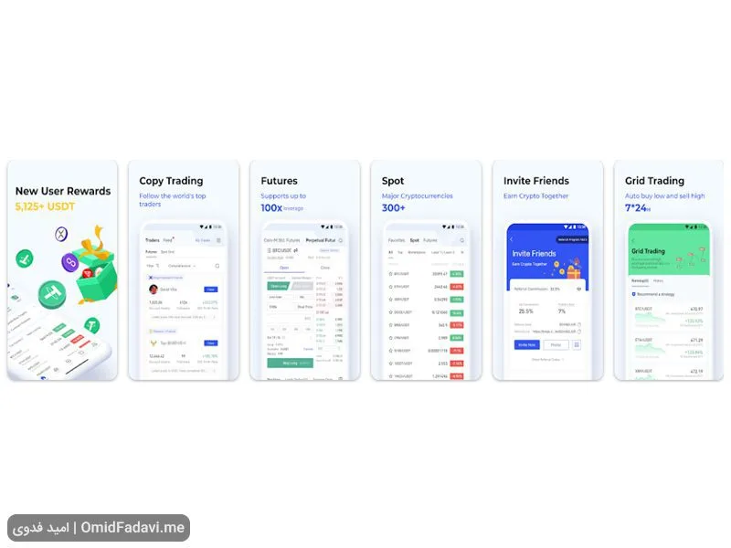 آموزش صفر تا صد اپلیکیشن صرافی بینگ ایکس BingX