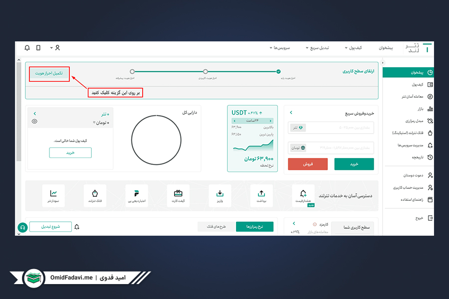صرافی تترلند | Tetherland
