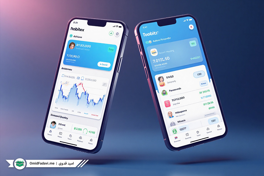 امکانات اپلیکیشن موبایل نوبیتکس و توبیت