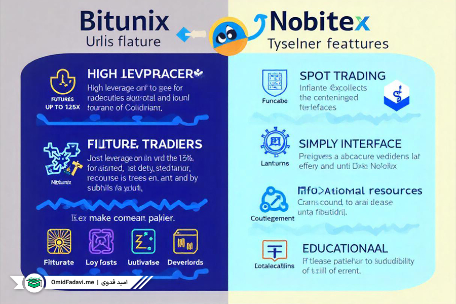 مقایسه امنیت و حفاظت از حساب‌ها در Bitunix و Nobitex